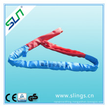 8t*8m Polyester Double Eye Round Sling Safety Factor 5: 1